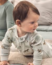 Carters 12 Month Outfit Like New Without Tags Baby Organic Cotton Sleep  Play Pajamas In Wild