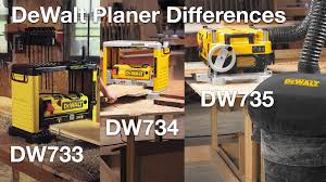 The feed rollers appear to have the same substance over 2/3 of their length. Dewalt Dw733 Dw734 And Dw735 Planers Differences And Upgrades Machine Atlas