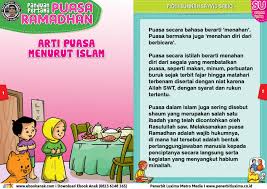 Selain itu, puasa juga termasuk ibadah dengan keutamaan yang istimewa. Panduan Pertama Anak Puasa Ramadhan Arti Puasa Menurut Islam Di 2021 Islam Iman Buku Anak