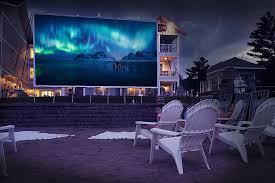 Installing a complete, modern home theater and audio system to match a townhouse renovation is the type of project we love at dtv installations. Outdoor Theater Systems Backyard Theater Systems Backyard Projection