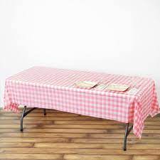 Heat pressing patterned htv vinyl | buffalo plaid heat press vinyl t shirt printing tutorial. 4pc Buffalo Plaid Tablecloth 54 X 108 Rectangular White Pink Disposable Checkered Plastic Vinyl Tablecloth Walmart Com Walmart Com