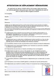 As de l'impression vous imprimera et vous livrera votre attestation vierge ou celle que vous aurez. Confinement Voici La Nouvelle Attestation De Deplacement Derogatoire Le Point