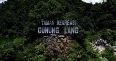 Dropped by this simple recreational park equipped with a couple of tourist boats for a simple cruise on a lake hugged by. Aerial View Of Gunung Lang Recreational Stock Video Pond5