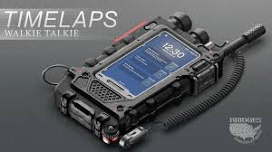 3d Concept Design Death Stranding Walkie Talkie 3d Coat Futuristic Technology New Technology Gadgets Tech Design