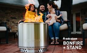 Check spelling or type a new query. Amazon Com Solo Stove Bonfire Fire Pit With Stand 304 Stainless Steel Smokeless Wood Burning Outdoor Fire Pit With Carrying Case Great Modern Backyard Fireplace For Cooking Camping And S Mores Patio
