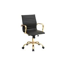 Designed in an ergonomic race car style with its specially designed armrest and lumbar support. Plata Import Toni Low Back Gold Office Chair Black Ls 3011 G B Staples Ca