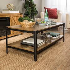 Rustic Oak Angle Iron Wood Coffee Table Pier 1 Imports Coffee Table Coffee Table Wood Rustic Oak Coffee Table