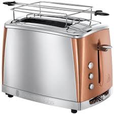 Russell Hobbs Toaster Grille Pain Cuisson Rapide Controle Brunissage Chauffe Viennoiserie Cuivre 24290 56 Luna Achat Vente Grille Pain Toaster Cdiscount