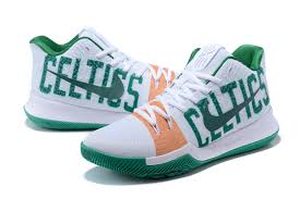 Nike kyrie irving shoes 3 black blue white. Nike Kyrie 3 Celtics White Green Oem On Sale The Sole Line
