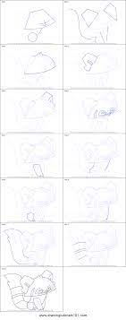 How To Draw Red Panda From Animal Jam Printable Drawing Sheet By Drawingtutorials101com Animal Jam Red Panda Drawing Sheet
