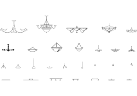 When choosing ceiling designs for the living room, you can select innovative designs with a combination of shapes and lights, instead of a simple one. Ceiling Lights Dwg Free Cad Blocks Download