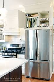 Kitchen Organization How To Install Pull Out Drawers In Cabinet Above Fridge Kitchen Organization Kitchen Remodel Diy Kitchen Cabinets
