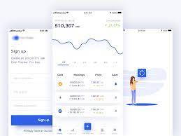 Coin Tracker Web App Design App Design App Interface