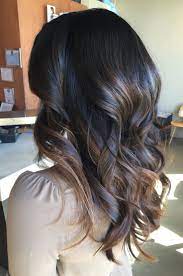 Some Basic Bleach Balayage Lights Long Wavy Hair Hair Styles Brunette Hair