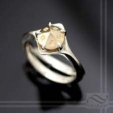 D10 Engagement Ring In Mixed Metals Engagement Rings Rings White Gold