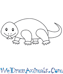 If you are trying to draw an original drawing, is always useful to find all sorts of images we can use for inspiring ourselves. How To Draw A Simple Komodo Dragon For Kids