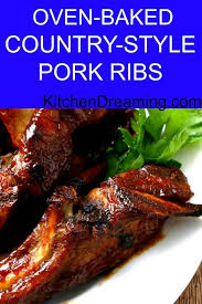 Oven Baked Country Pork Ribs Kitchen Dreaming Recipe Baked Pork Ribs Pork Rib Recipes Pork Ribs