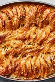 Cheesy Hasselback Potato Gratin Recipe Recipe Potato Gratin Recipe Gratin Recipe Hasselback Potatoes