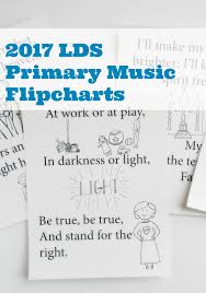 A Lively Hope 2017 Lds Primary Music Flipcharts