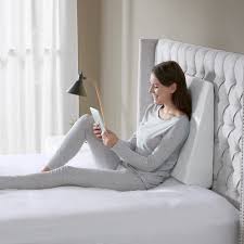 Giantex bed wedge pillow adjustable memory foam reading sleep back support white. Comfort Classics Memory Foam Super Soft Bed Wedge Pillow Walmart Com Walmart Com