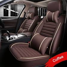 Lunda Leather Pu Car Seat Covers For Toyota Rav4 Prado Highlander Corolla Camry Prius Reiz Crown Yaris Car Accessories Styling Revi Car Seats Seat Covers Yaris