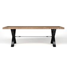 Bedroom, living room, dining room and lounge are part of the collection. Industrial Dining Table X Legs With Iron Rope Posteak Furniture