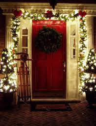 Decorating The Front Porch For Christmas 2008 Outside Christmas Decorations Outdoor Christmas Decorations Christmas Decorations