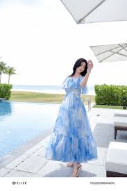 ĐẦM MAXI VOAN HT XANH BÈO NGỰC