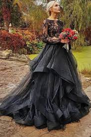 Hochzeitskleid schwarz zu günstigen preisen vom besten hochzeitskleid schwarz bei milanoo kaufen. Elegante Brautkleid Schwarz A Linie Hochzeitskleider Mit Armel Babyonlinedress De
