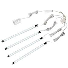 Light up your life with under cabinet lighting solutions from menards where you will always save big money! Set Of 4 Led Light Strip Bar Cool White Kitchen Under Cabinet Led Lamp Energy Saving Under Counter Lighting Led Strip Kit Cool White Buy Online In Guernsey At Guernsey Desertcart Com Productid