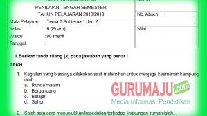 Semester 2 uts ii ta 20132014. Download Soal Uts Kelas 6 Semester 2 Mudah