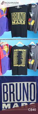 bruno mars 24k magic world tour band t shirt in 2020 band tshirts clothes design fashion tips pinterest