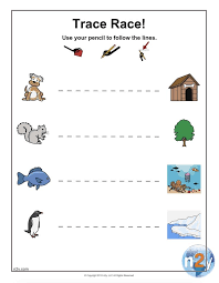 printable tracing fun trace horizontal lines left to right pre writing preschool tracing shape worksheets for preschool