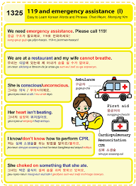 I've been avoiding going down the tips for terrorism route because, well, denial ain't just a river. Easy To Learn Korean 1325 Calling 119 And Emergency Assistance Part One Easy To Learn Korean Etlk