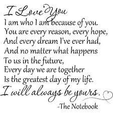The notebook quote - my favorite movie and an amazing book also my ... via Relatably.com