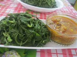 Dari Dapur Maklong Pucuk Ubi Rebus Sambal Sardin Makanan