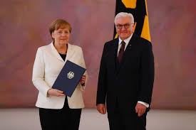Von 2006 bis 2009 sowie erneut vom 17. Angela Merkel And President Frank Walter Steinmeier Abc News Australian Broadcasting Corporation