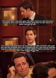 Too Emotional To Bear It The Office Jim Halpert Jim Pam