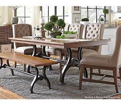 Arlington Trestle Table Modern Farmhouse Table Dining Room Industrial Farmhouse Dining
