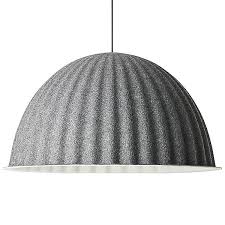 A deceptively complex pendant that, through its innovative design, creates an environment of warmly diffused light and controlled acoustics. Muuto Under The Bell Pendant Light Ylighting Com