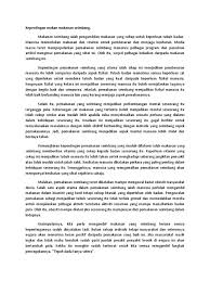 Setelah 3 hari tanpa makanan, simpanan lemak hilang tapi otak masih perlu glukosa untuk berfungsi. Kepentingan Makan Makanan Seimbang