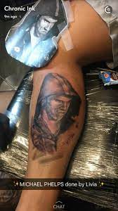 Dressel might get one on his head that claims planet phelpstopia — or exhibits a picture of phelps flapping his arms earlier than a race. Someone Got Michael Phelps Angry Face Tattooed On Their Leg