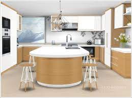 A fresh and modern kitchen set for your sims. A Set Of Furniture And Decor For The Kitchen In Eco Style Found In Tsr Category Sims 4 Kitchen Sets Sims 4 Kitchen Eco Kitchen Sims House