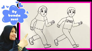 Alamat alternatif sudah baru gan. Cara Menggambar Orang Sedang Olahraga Lari Bunda Suci Youtube