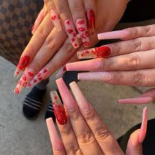 There's nothing quite as classic as a beautiful red nail color. 65 Best Coffin Nails Short Long Coffin Shaped Nail Designs For 2021