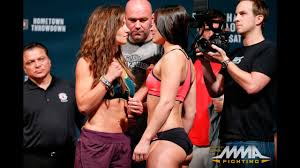 On twitter, pro fighters reacted to her return. Ufc On Fox 16 Weigh Ins Miesha Tate Vs Jessica Eye Youtube
