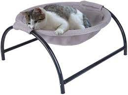 Cat hammock window hanging sucker type bed cat swing nest sunbathing litter sofa. Amazon Com Noyal Cat Hammock Bed Elevated Pet Bed Breathable Hanging Nest With Detachable Cover And Heavy Duty Iron Frames Cat Cooling Cot For Kitty Puppy Gray Pet Supplies