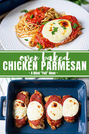 Oven Baked Chicken Parmesan A Mind Full Mom