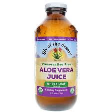 Aloe vera isn't just effective at soothing sunburns. Aloe Vera Juice Whole Leaf Preservative Free Lily Of The Desert