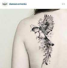 The most common bird flower tattoo material is metal. Bird And Flowers Tattoo Bird Tattoos For Women Robin Bird Tattoos Tattoos